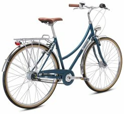 Breezer DOWNTOWN 7+ ST -Fahrrad Verkaufsladen 2021 Breezer DOWNTOWN 7 ST Blue rear