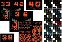 Fox Racing Custom Fork Und Shox Kit Aufkleberset