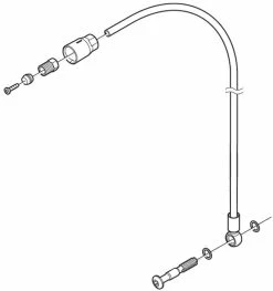 Shimano SM-BH90-SB Bremsleitung Für XTR/XT/SLX/Alfine -Fahrrad Verkaufsladen Shimano SM BH90 SB Bremsleitung ISMBH90SBL100 d