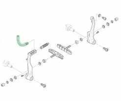 Shimano Zugführungsrohr SM-VBRK Für V-Brake -Fahrrad Verkaufsladen Shimano Zugfuhrungsrohr SM VBRK