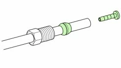 Shimano Leitungsanschluss-Set Für SM-BH59 (50er Werkstattverpackung) -Fahrrad Verkaufsladen Shimano Leitungsanschluss Kit SM BH59 50er Y8H298045 c