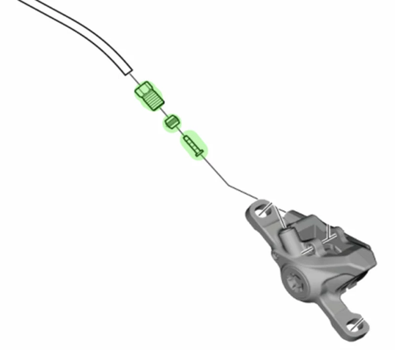 Shimano Leitungsanschluss-Set Für SM-BH90-SS 2 Shimano Leitungsanschluss-Set Für SM-BH90-SS – Bild 2